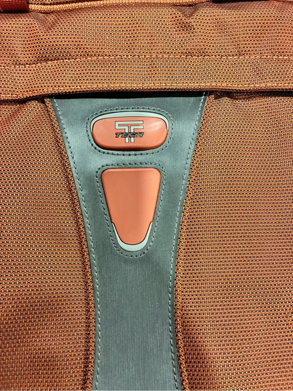 Men's Tumi T-Tech Rust Red Travel Laptop Briefcase -